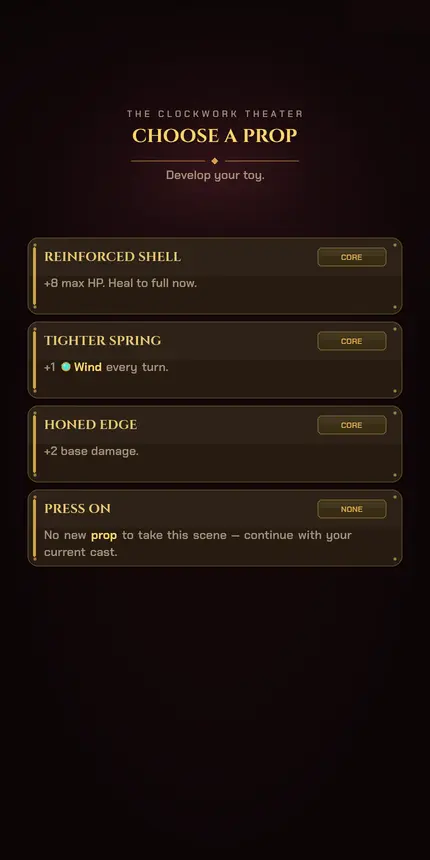 ACTBREAKER mobile prop draft offering four build choices